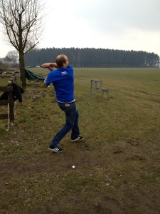 Martins fast perfekter Abschlag Martins fast perfekter Abschlag